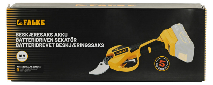 Falke beskæresaks kulfri akku 18 V